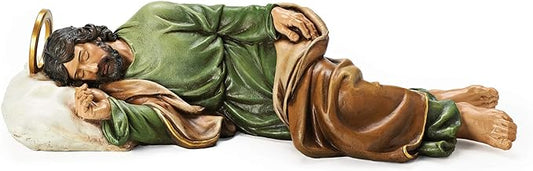 22.5" SLEEPING ST. JOSEPH STATUE BY ROMAN