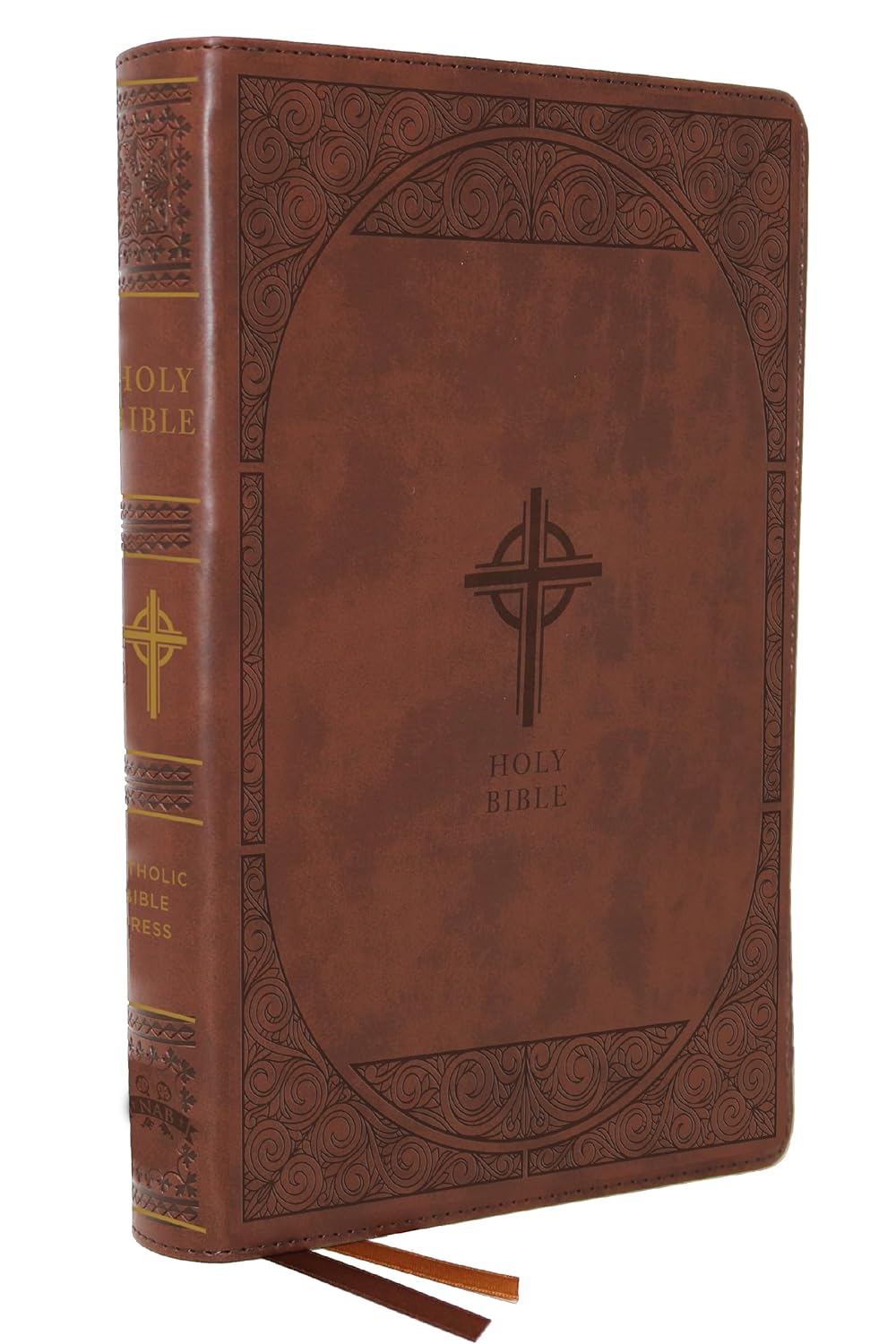 NABRE NEW AMERICAN CATHOLIC BIBLE LARGE PRINT BROWN