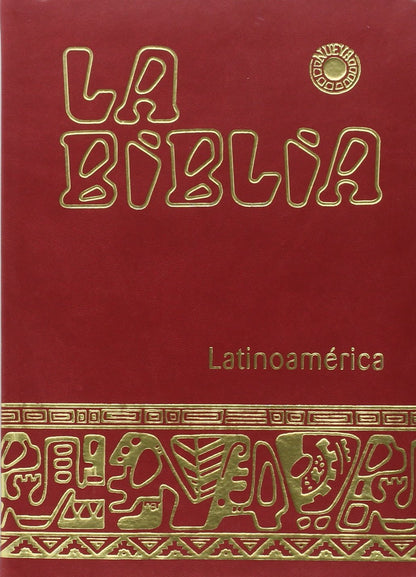 BIBLIA LATINOAMERICANA LETRA GRANDE DE LUJO CON UÑERO