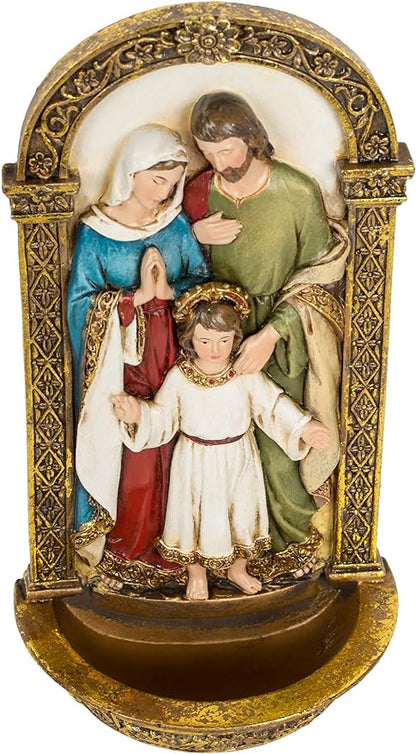 HOLY FAMILY RENAISSANCE COLLECTION WATER FONT -JOSEPH'S ROMAN STUDIO