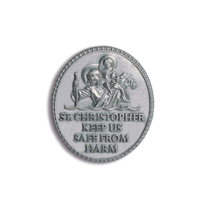ST. CHRISOTPHER VISOR CLIP: PROTECTORS OF THE ROAD
