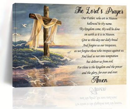 THE LORD'S PRAYER WALL CANVAS