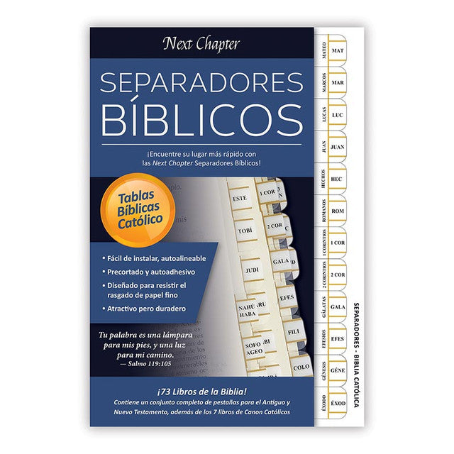 INDICE (PESTAÑAS) PARA BIBLIA CATOLICA