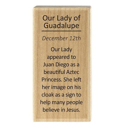 MINI SAINTS BLOCK: GUADALUPE