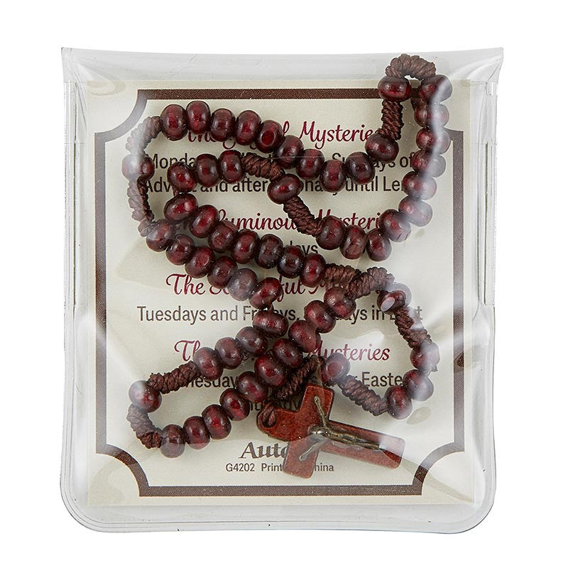 MY POCKET ROSARY W/ PRAYER CARD