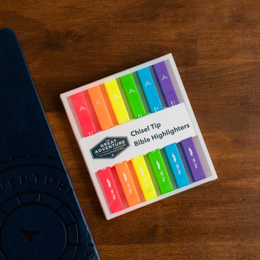 THE GREAT ADVENTURE CHISEL TIP BIBLE HIGHLIGHTERS
