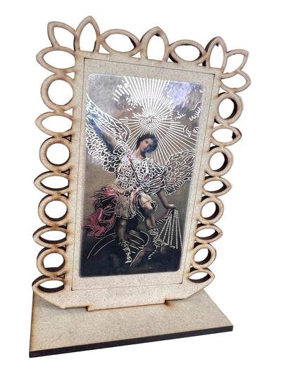 Laser-Cut Wooden Image W/ Stand