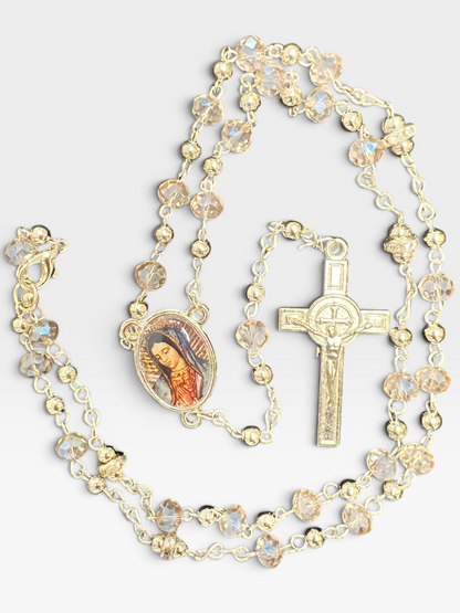 Our Lady of Guadalupe Crystal Rosary