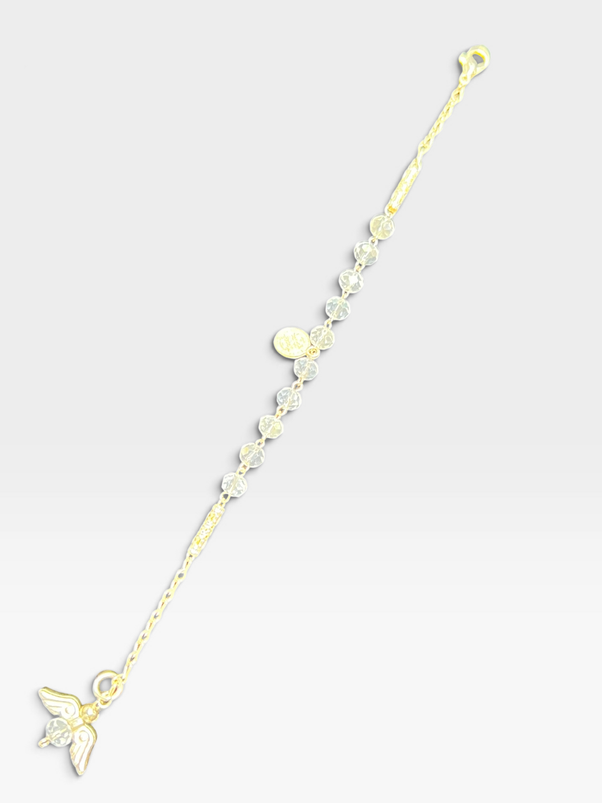 Frosted Glass Decade Bracelet