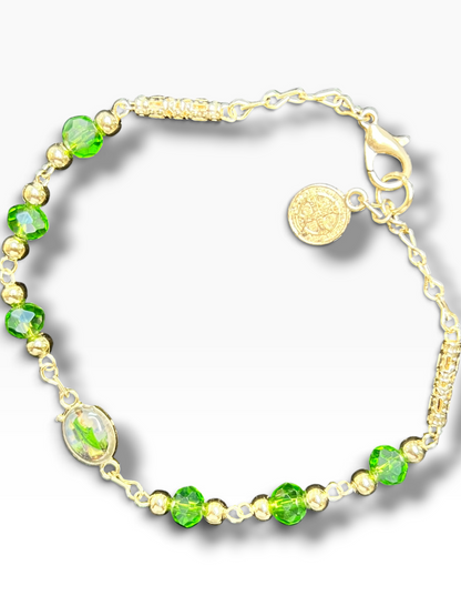 Religious Bracelet with St. Benedict Medal