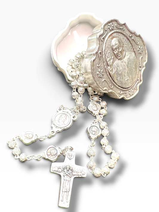 Pope Francis Rosary in Box
