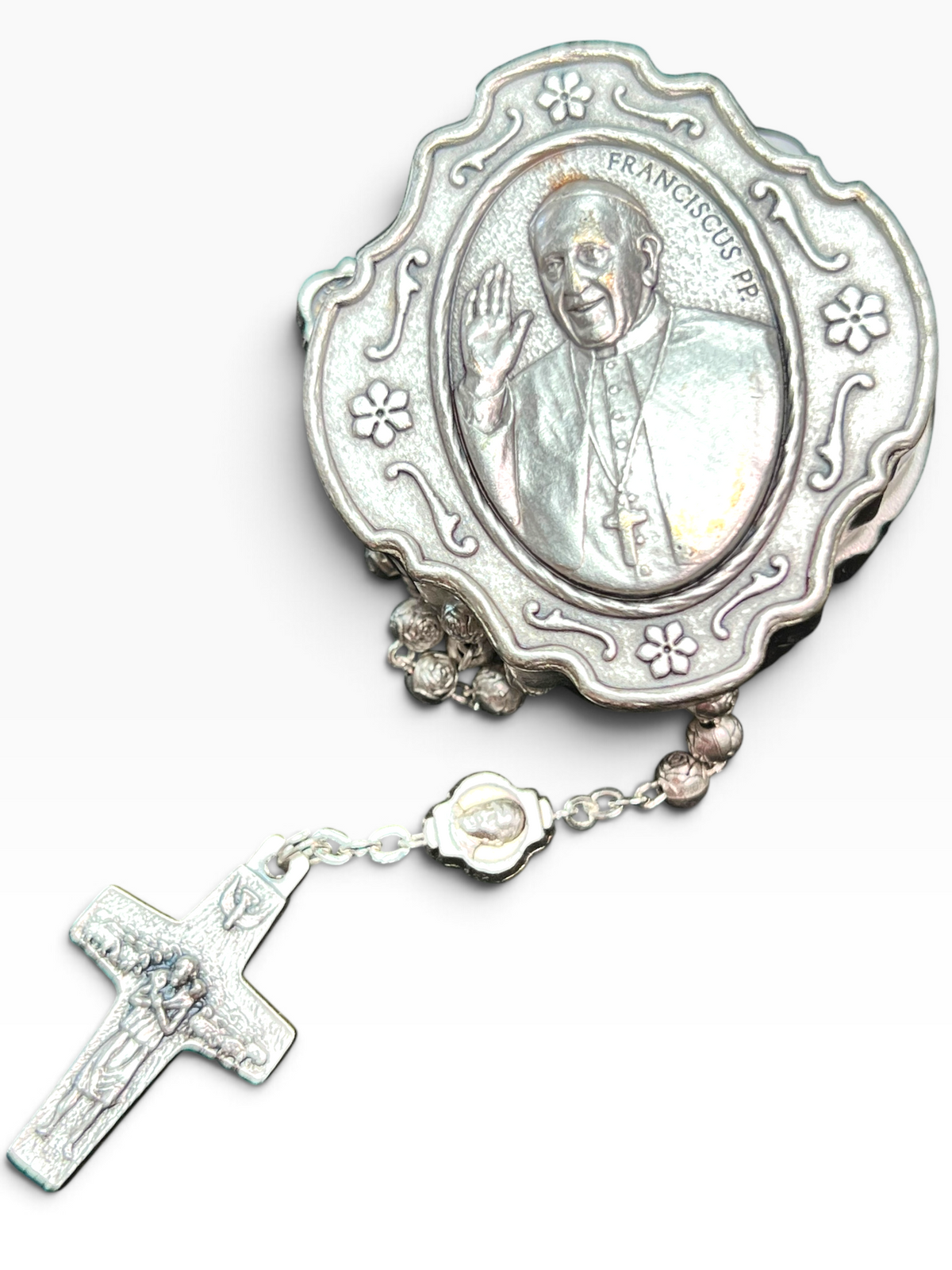 Pope Francis Rosary in Box