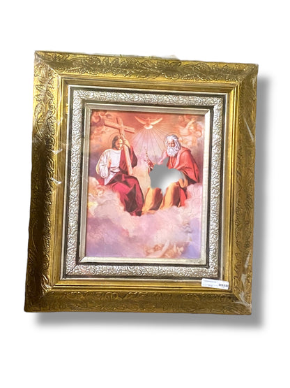 ELEGANT WOODEN FRAME GOLDLEAF 15"X17" | CUADRO EN HOJA DE ORO ELEGANTE