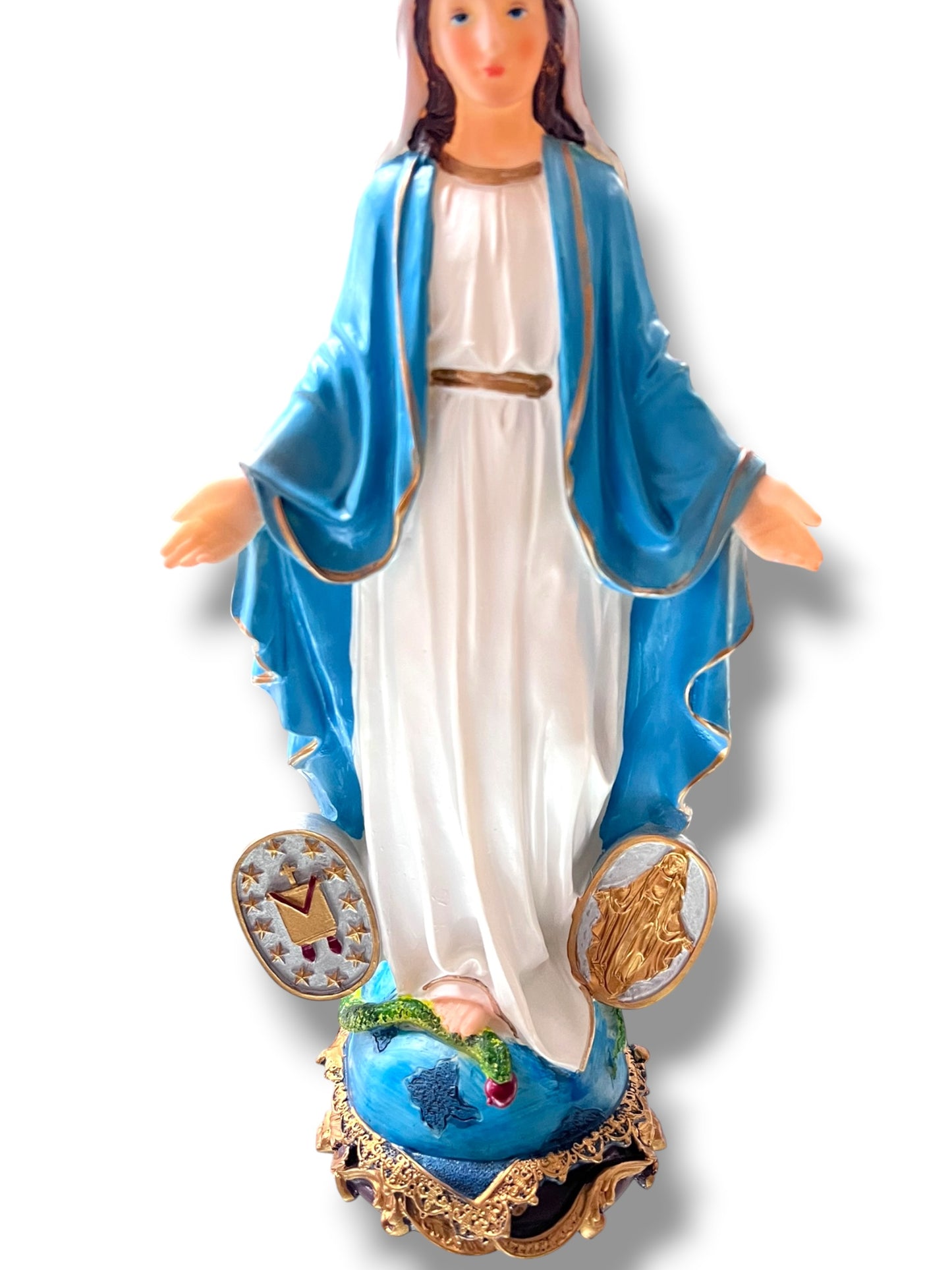 12" STATUE OUR LADY OF MIRACULOUS MEDAL
