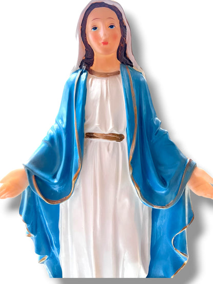 12" STATUE OUR LADY OF MIRACULOUS MEDAL