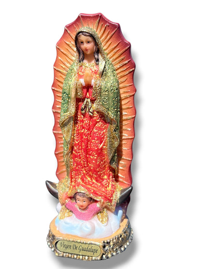 5" OUR LADY OF GUADALUPE STATUE