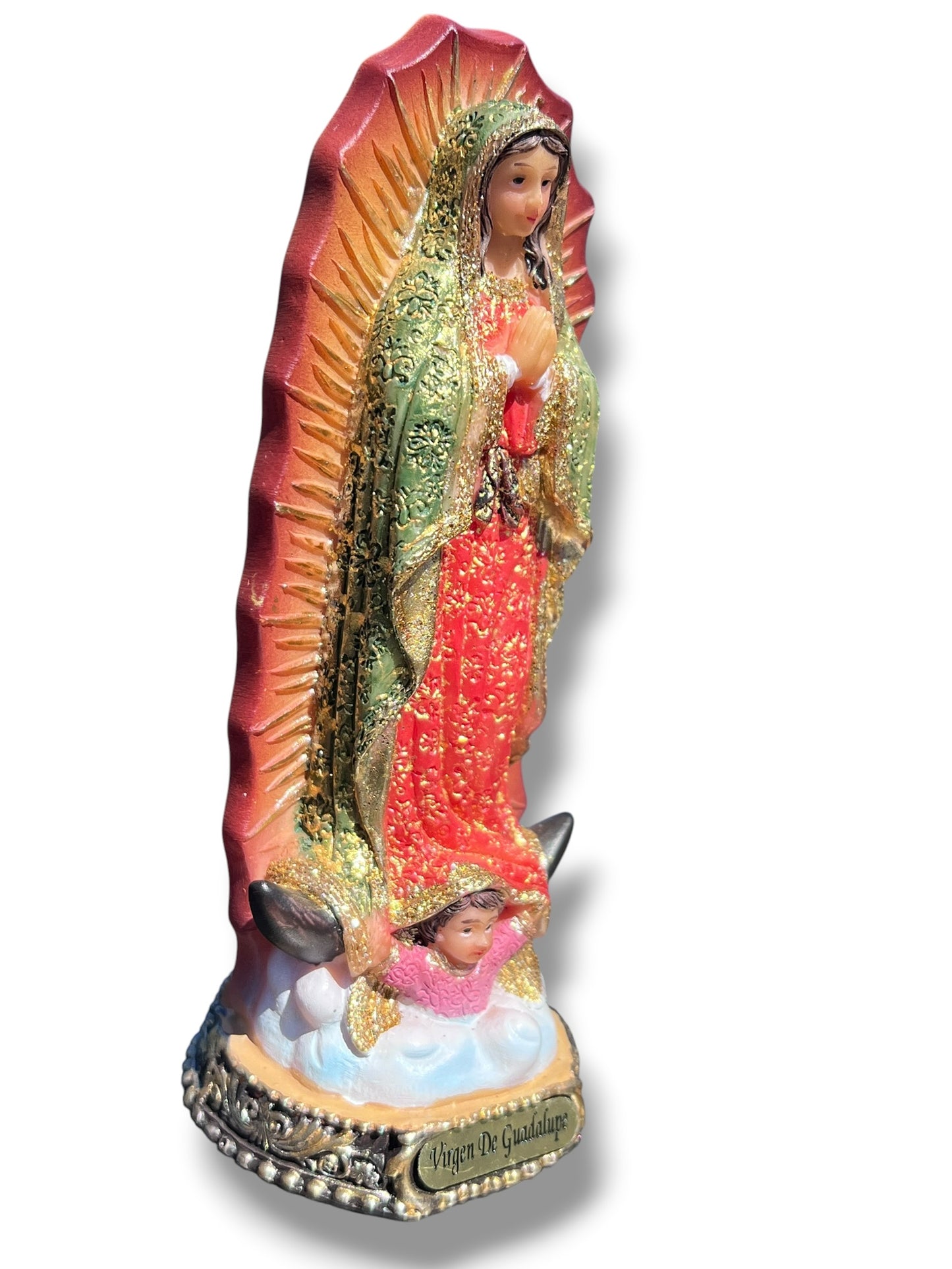 5" OUR LADY OF GUADALUPE STATUE