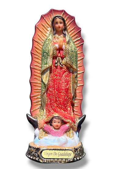 5" OUR LADY OF GUADALUPE STATUE