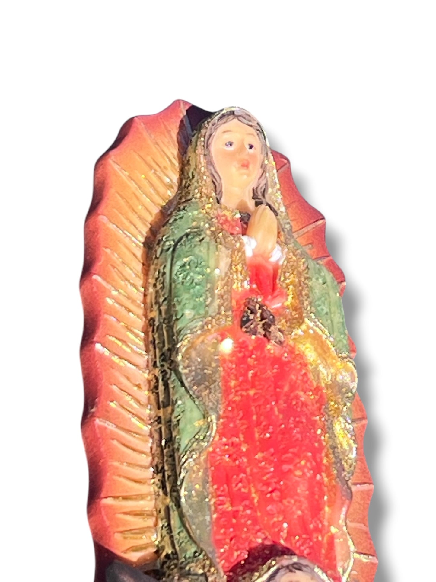5" OUR LADY OF GUADALUPE STATUE