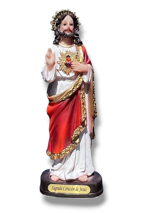5" SACRED HEART OF JESUS STATUE