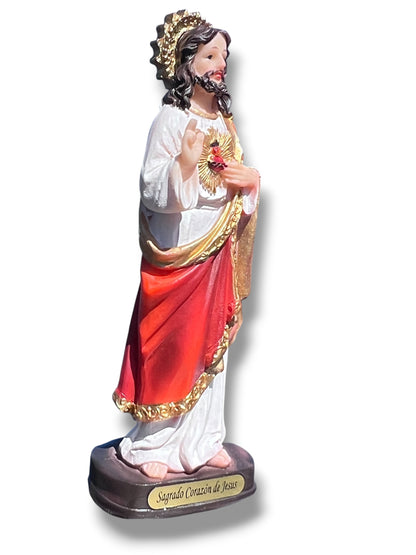 5" SACRED HEART OF JESUS STATUE