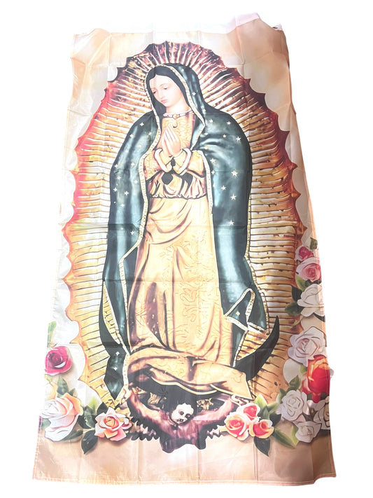 3' X 5' OUR LADY OF GUADALUPE VERTICAL FLAG