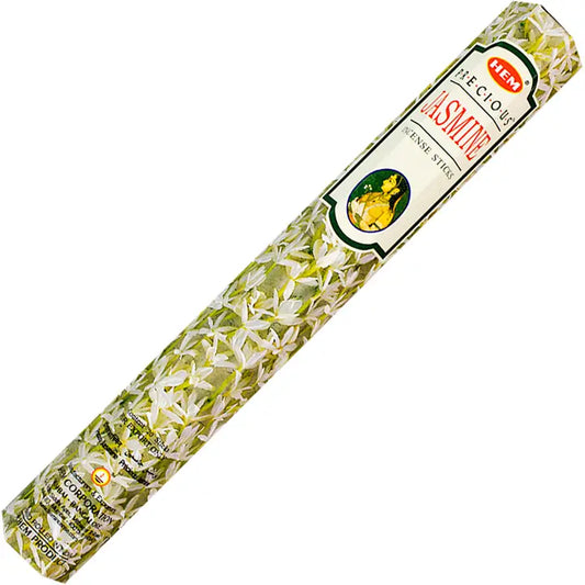 JASMINE INCENSE STICKS -20-PACK HEX BOX