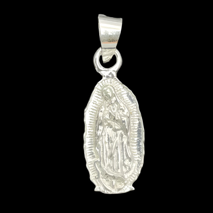 .925 SILVER CHARM OUR LADY OF GUADALUPE W/ CHAIN