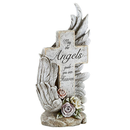 ANGEL WING MEMORIAL CROSS