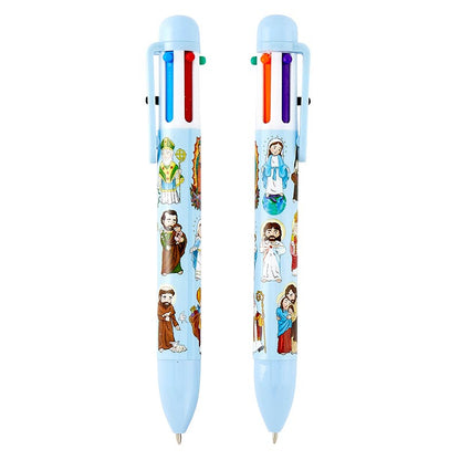 MINI SAINTS SIX-COLOR SHUTTLE PEN