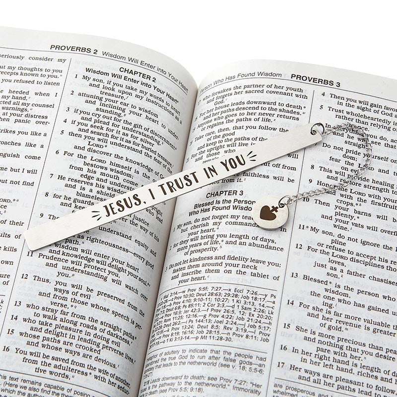 JESUS I TRUST IN YOU METAL BOOKMARK