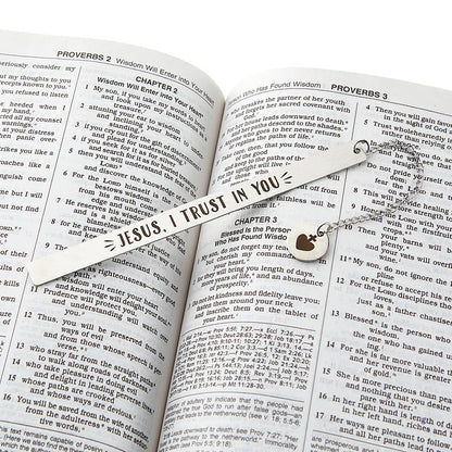 JESUS I TRUST IN YOU METAL BOOKMARK