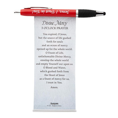 DIVINE MERCY BANNER PEN -THREE O'CLOCK PRAYER