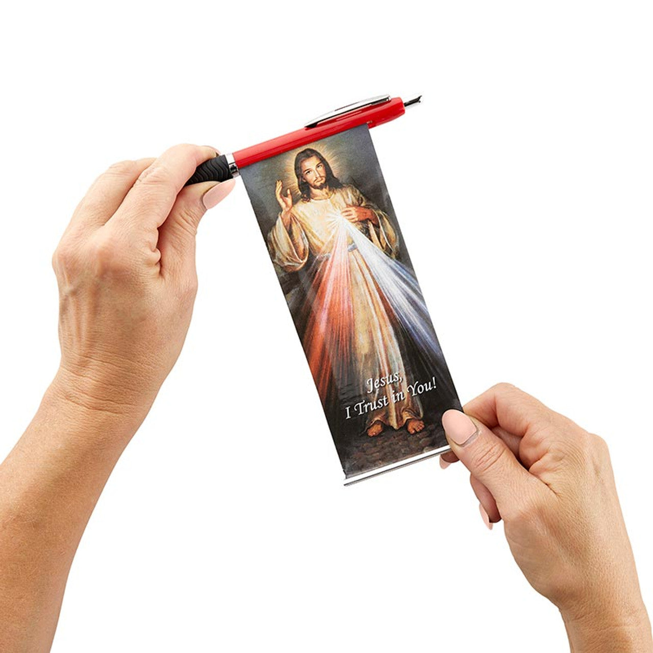 DIVINE MERCY BANNER PEN -THREE O'CLOCK PRAYER