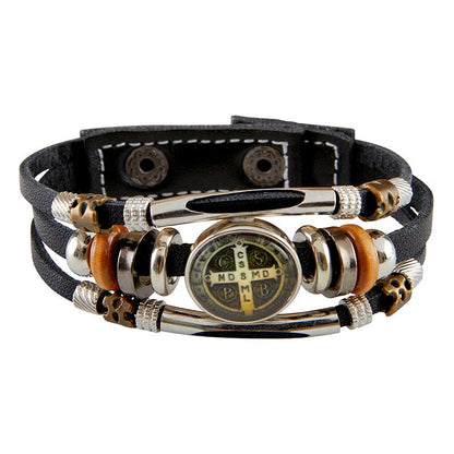LUMINOUS ST. BENEDICT STACKED BRACELET
