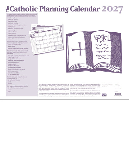 Catholic Planning Calendar 2027