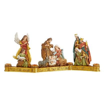 ADVENT NATIVITY CANDLEHOLDER | CANDELERO NAVIDEÑO ADVIENTO