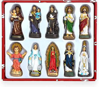 3" ASSORTED MINI SAINTS GIFT BOX -10 PIECES