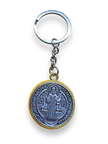 ST. BENEDICT MEDAL KEYCHAIN | LLAVERO MEDALLA DE SN. BENITO