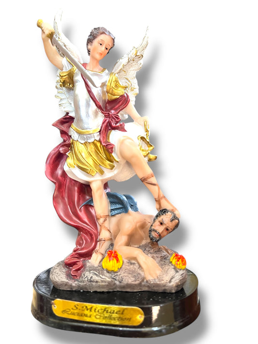 ST. MICHAEL ARCHANGEL 8" STATUE