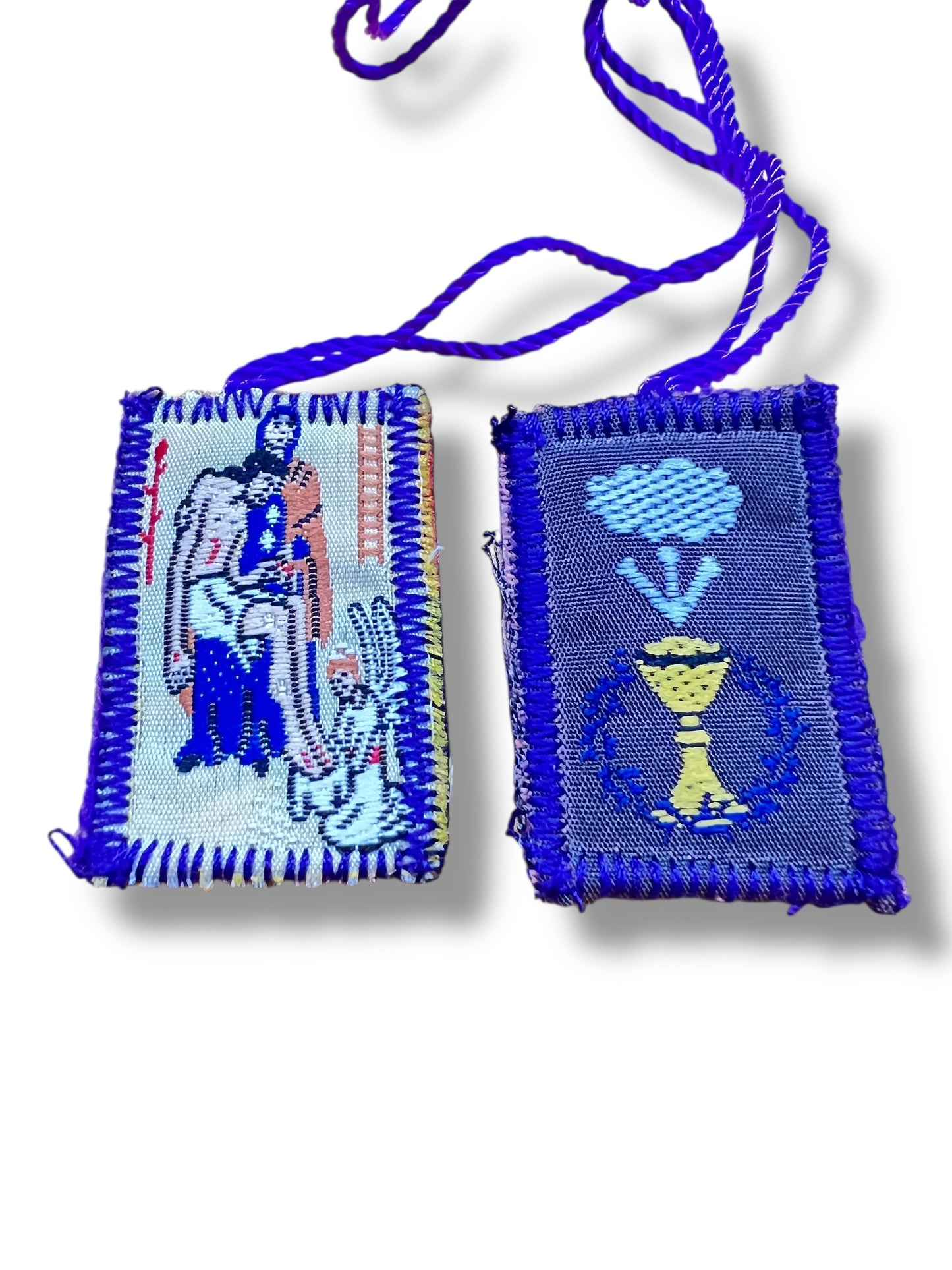 PURPLE SCAPULAR OF BLESSING, BENEDICTION, AND PROTECTION