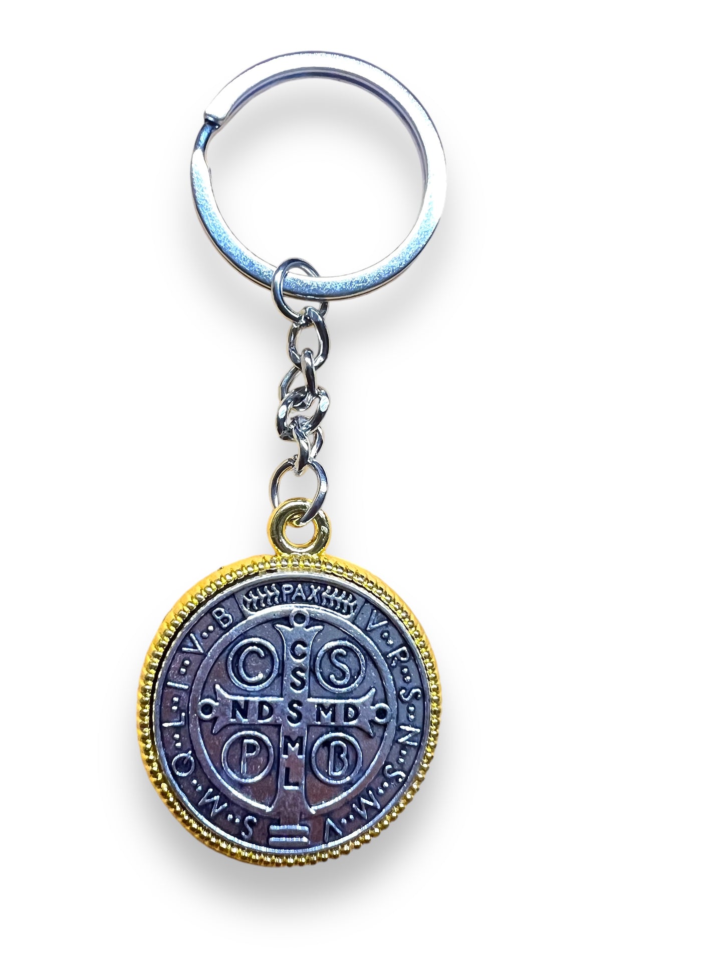 ST. BENEDICT MEDAL KEYCHAIN | LLAVERO MEDALLA DE SN. BENITO