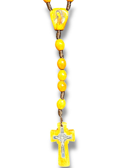 OUR LADY OF GUADALUPE WOODEN ROSARY