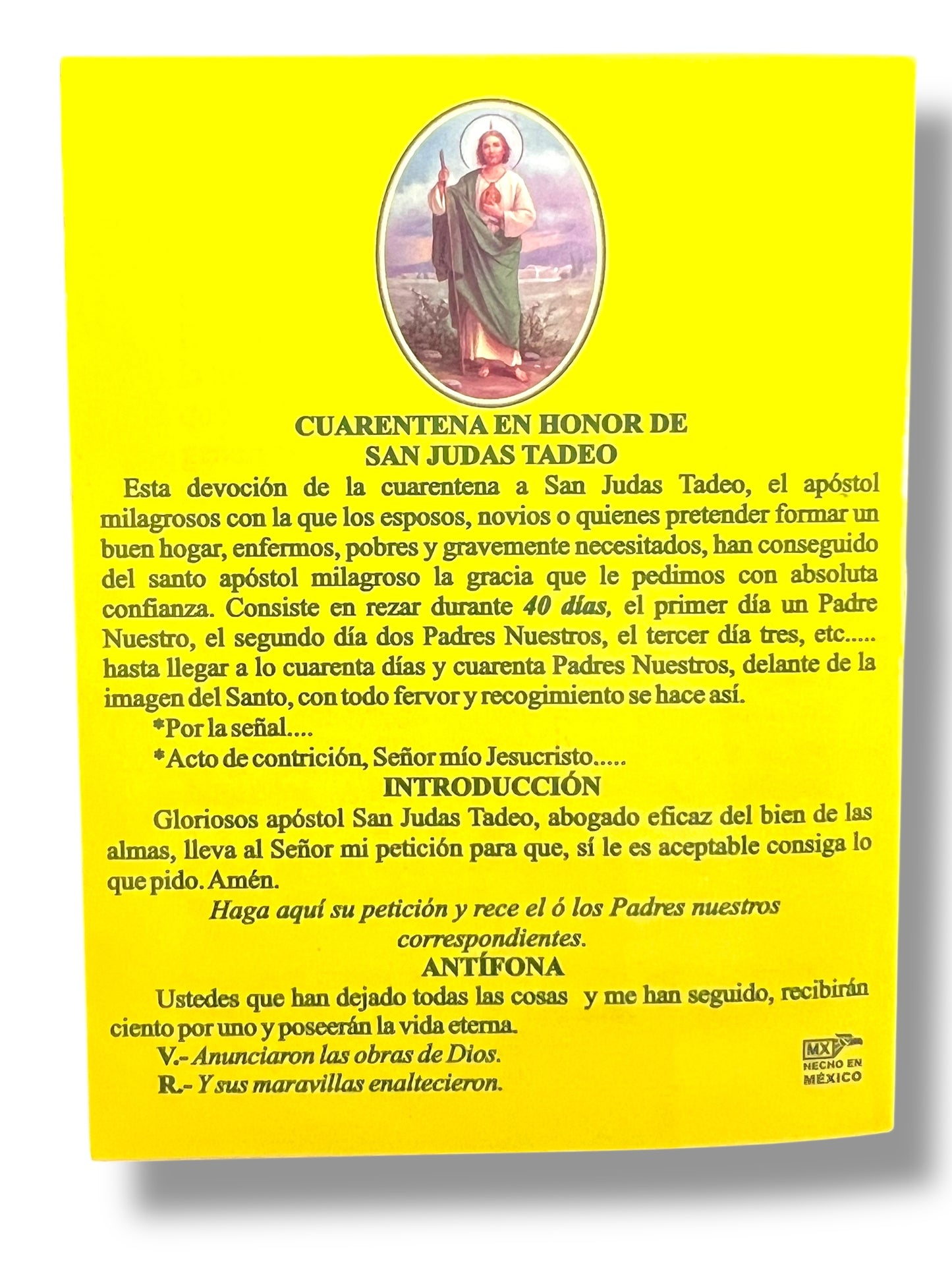 ORACIONES PODEROSAS EN HONOR A SAN JUDAS TADEO