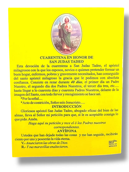 ORACIONES PODEROSAS EN HONOR A SAN JUDAS TADEO