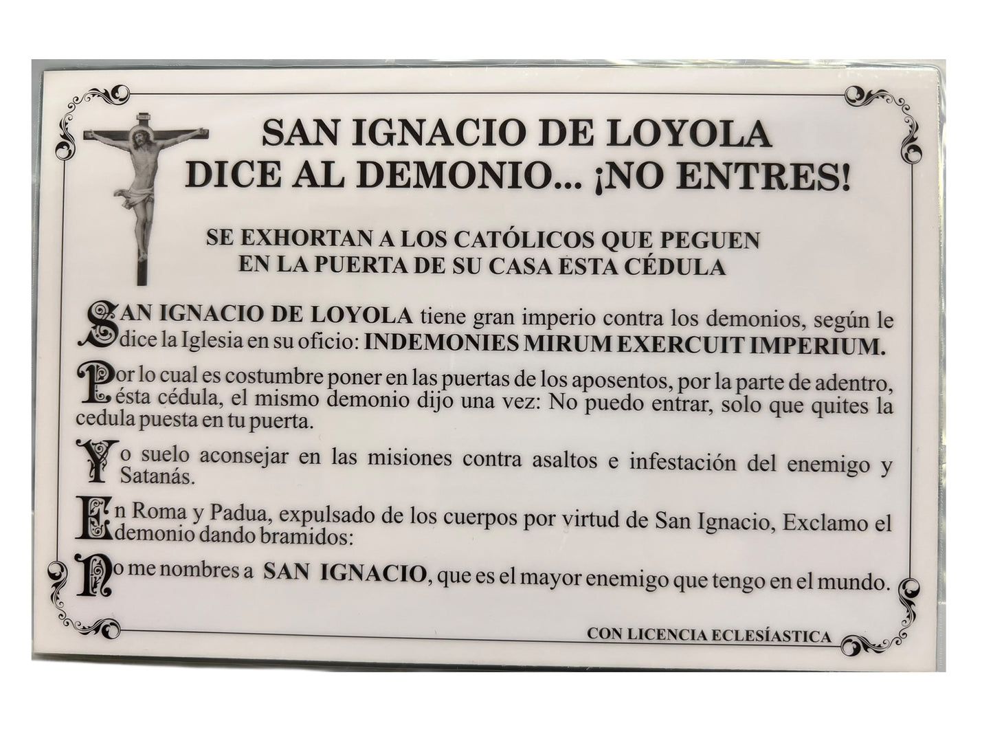 CÉDULA DE SAN IGNACIO DE LOYOLA