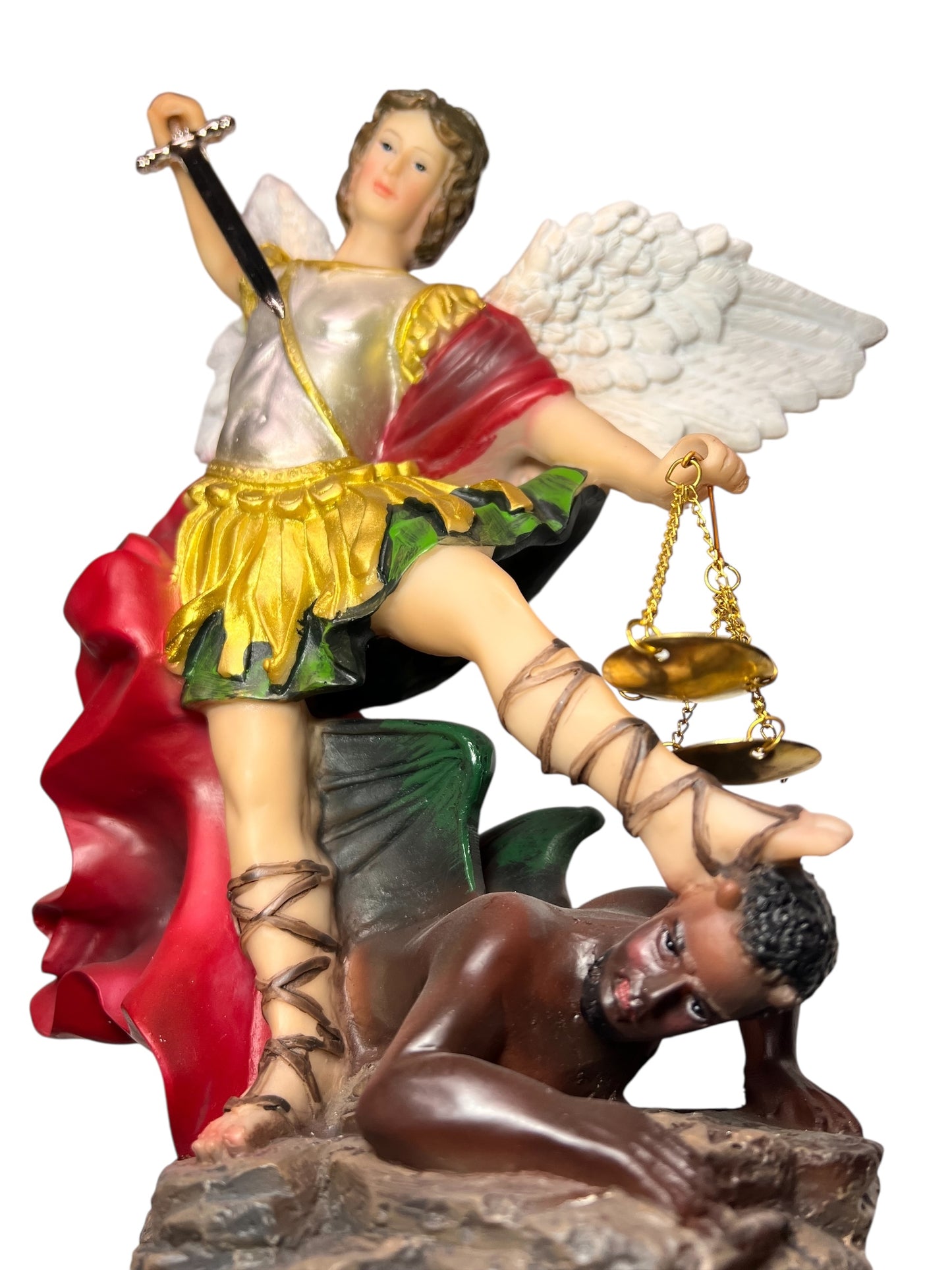 12" ST. MICHAEL ARCHANGEL W/ SWORD & SCALE