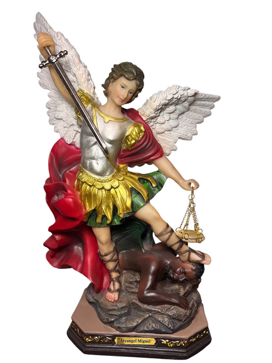 12" ST. MICHAEL ARCHANGEL W/ SWORD & SCALE