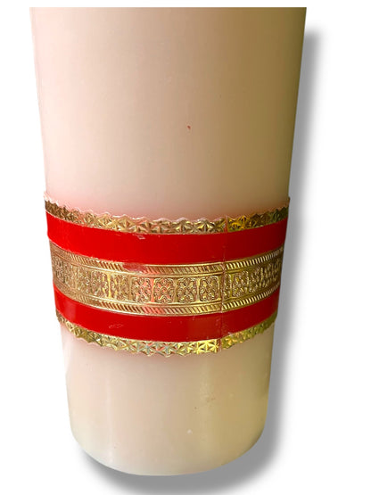 20" DECORATED WAX PASCHAL CANDLE