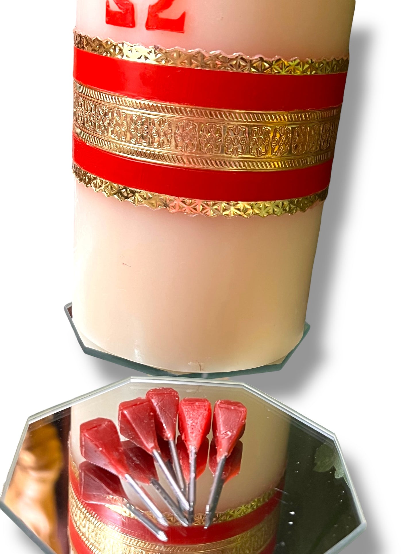 20" DECORATED WAX PASCHAL CANDLE